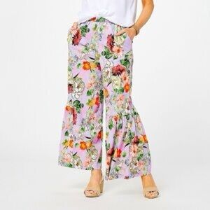 Tolani Collection Printed Teired Pallazo‎ Pants